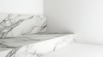 Modern marble podium display