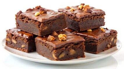 chocolate cake on plate