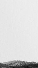 Greyscale landscape iPhone wallpaper, nature border background