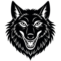 Fototapeta premium Wolf vector illustration. 