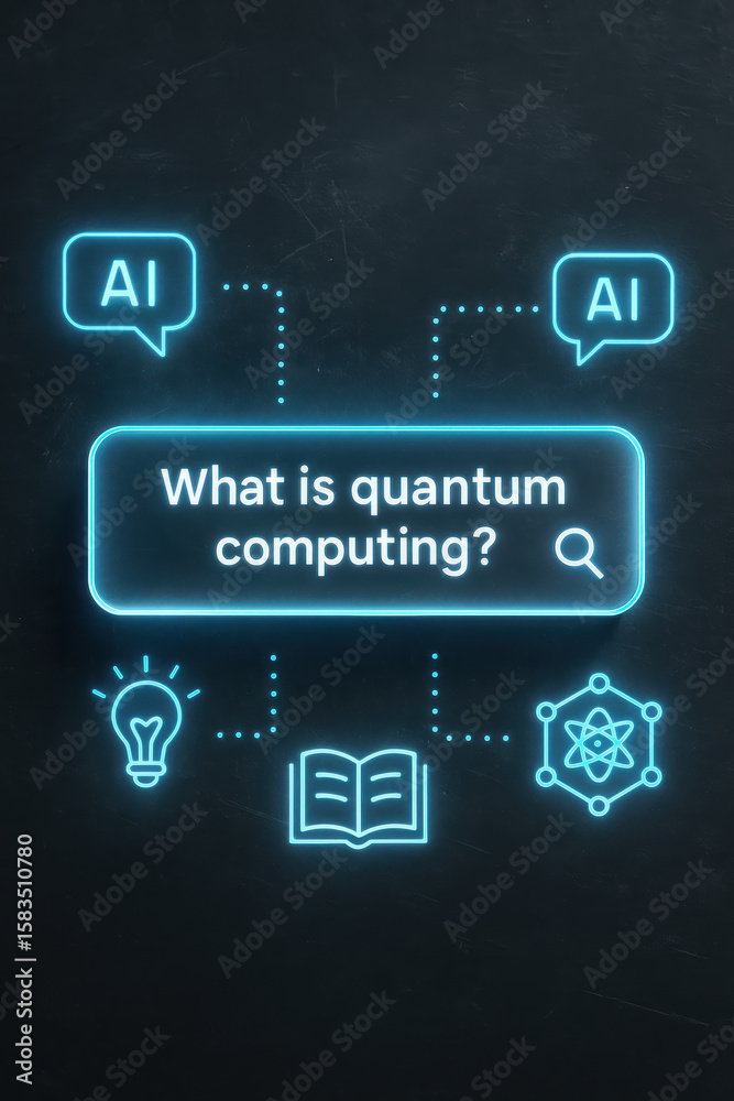 Poster emerging technologies are explored through innovative computing concepts and artificial intelligence
