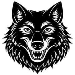 Fototapeta premium Wolf vector illustration. 