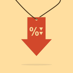 design about bottom label icon