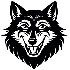 Fototapeta premium Wolf vector illustration. 