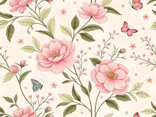 Charming floral pattern