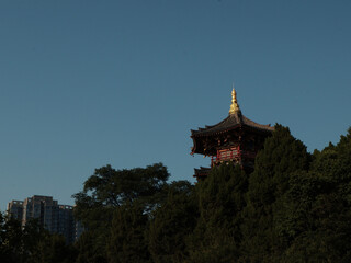 Xingqing Palace park landscape, Xi'an, China