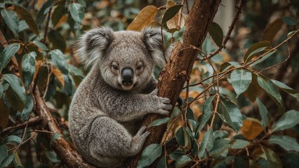 Obraz premium Endearing koala bear within the habitat