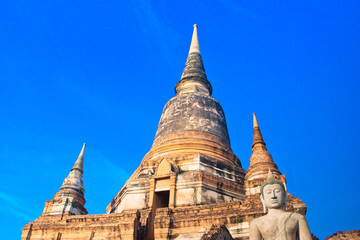 Naklejka premium wat phra si sanphet in ayutthaya