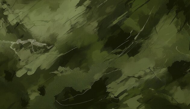olive green army background texture with scratches ans rips texture marble generative ai
