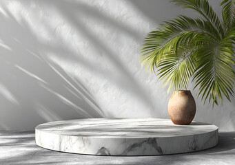 Background wall floor shadow grey leaf white light kitchen abstract studio product minimal room marble mockup display stage scene platform shelf space pattern backdrop table product summer travel.