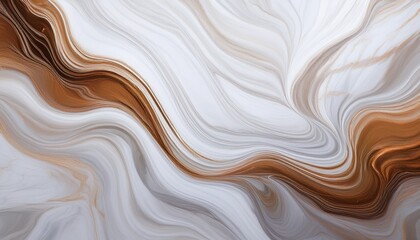 Obraz premium abstract white marble background with brown and gray color natural patterns for design generative ai