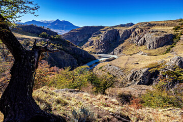 The Landscape of Laguna Torre in Patagonia