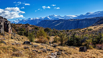 The Landscape of Laguna Torre in Patagonia