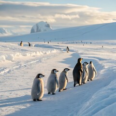 Fototapeta premium Emperor Penguin Chicks