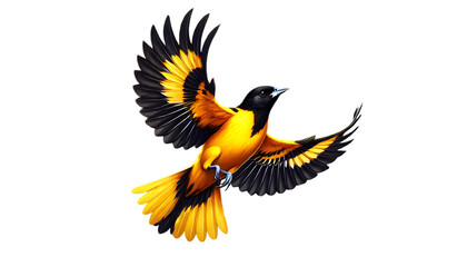 Fototapeta premium Oriole bird PNG