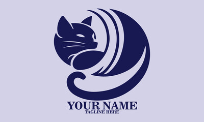 Sleeping calico cat sketch for vector illustration and logo design. Lazy day