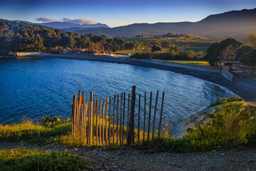 Customs Path between Banyuls-sur-Mer and Cap Béar.
Landscape of the Mediterranean Sea in the rocky...