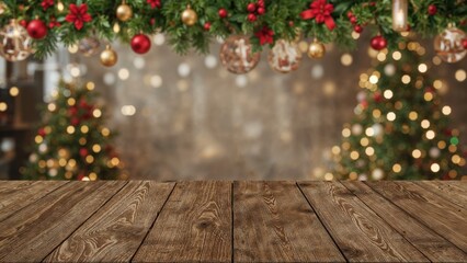 Seasonal celebration dining scene with emphasis on table details