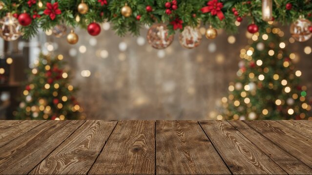 Seasonal celebration dining scene with emphasis on table details