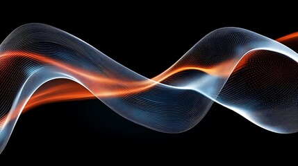 Abstract flowing waves of light (3)