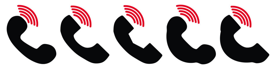 Phone icon vector. Call, telephone icon symbol set.Phone character collection. Vector illustration.