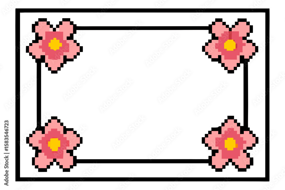 Fototapete an elegant rectangular border features spiraled floral elements and a maze-like geometric design ren