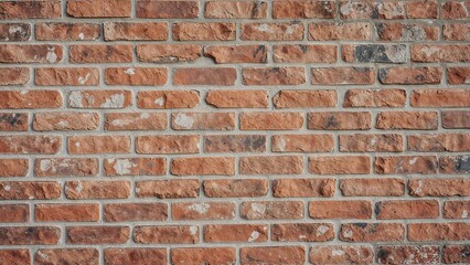 Fototapeta premium Weathered brick structure with textured appearance