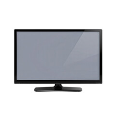 Fototapeta premium Black Flat Screen Television with a Minimalist Design and Display