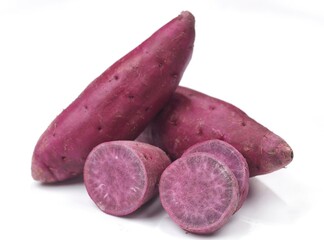 Ubi Ungu. Purple sweet potato, or in scientific terms Ipomoea Batatas var Ayamurasaki, is a variety of sweet potato that has purple skin and flesh.