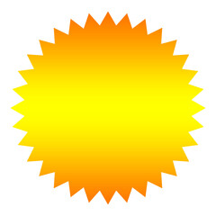 yellow sun icon