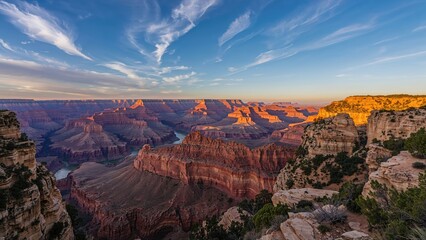 Stunning Observation Spot Overlooking a Vast Gorge