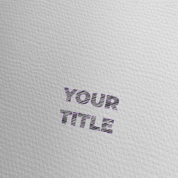 Scribble Jittery Text Title Animation for Square Posts