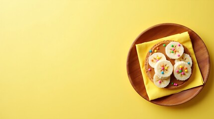 Healthy Kids Snacks &ndash; Colorful Flat Lays for Playful & Nutritious Branding