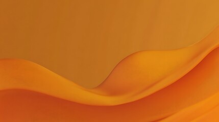 Orange flowing fabric