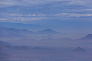 Mountains silhouette