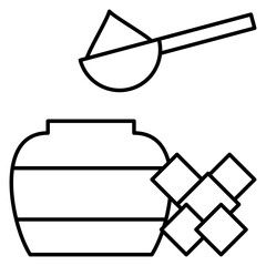 Minerals Outline Icon
