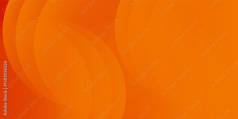 Poster modern orange abstract background with flowing wave lines. dynamic wave. smooth curve lines design e