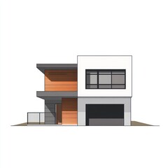 Modern house exterior design