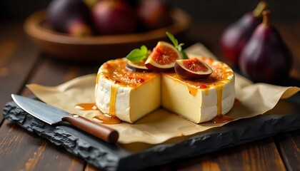 Brie with Honey and Figs – Soft Light

Gourmet Brie with Rosemary and Figs

Brie Cheese with Honey Drizzle and Figs

Elegant Brie Platter – Soft Lighting

Figs, Honey, and Brie – Rustic Delight

