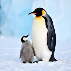 Obraz premium Emperor Penguin Chicks