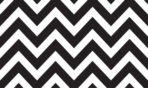 Abstract black and white chevron pattern seamless background design for modern concepts