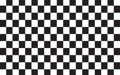 Fototapeta premium Checkered pattern background with black and white squares for creative design elements
