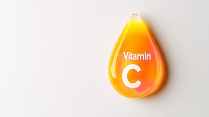 Over&nbsp;stark&nbsp;white&nbsp;setting&nbsp;ample&nbsp;drop&nbsp;of&nbsp;golden&nbsp;oil&nbsp;with&nbsp;the&nbsp;words Vitamin C depict&nbsp;skin regrowth and healing body lovely hue, Generative AI.