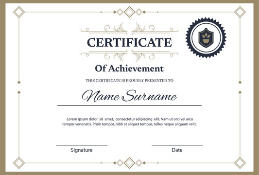 Simple employee of the month certificate	