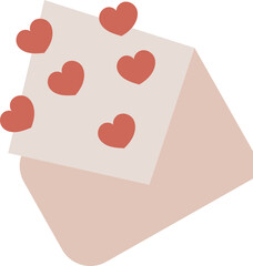 Love Letter with Hearts