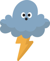 Thunderstorm Cloud Character