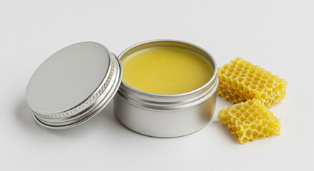 Natural Beeswax Balm: Organic Honey and Honeycomb for Skincare