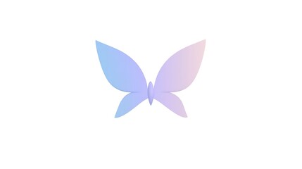 Pastel butterfly graphic