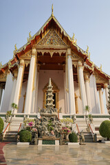 Fototapeta premium Wat Suthat Thepwararam Ratchaworamahawihan is one of Bangkok’s most historic temples.