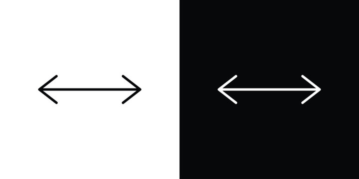 Double arrow icon editable concept. editable vector stroke symbols